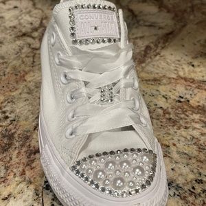 Blinged out Converse All Stars